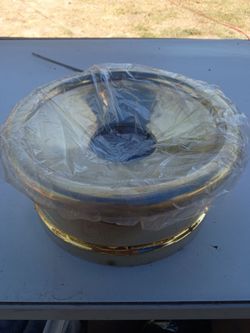 Brass spittoon