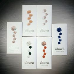 Ohora Semicured Gel Nails 6-Packs of Assorted Mani & Pedi Colors Sealed NIB