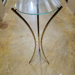 Brass Plated Pedestal Stand 