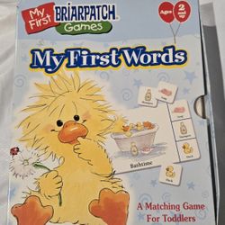 BRIARPATCH My First Words Matching Game for Toddlers ~ Little SUZY'S ZOO ~ 2003