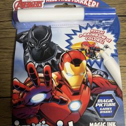 Marvel Avengers Mess Free Marker Imagine Ink Magic Ink Games&pictures