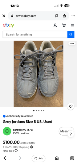 NIKE JORDAN AERO MANIA Size 8