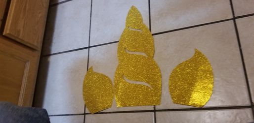 Gold Horn and Ears for Unicorn Birthday Party Decorations