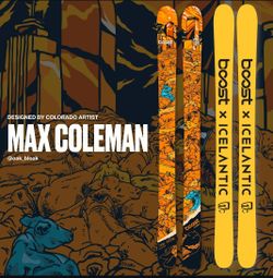 Icelantic custom skis, Nomad style,  181cm