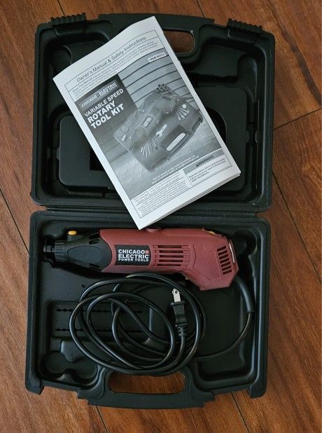 CHICAGO ELECTRIC POWER TOOL 1.3 Amp Variable Speed Rotary Tool
