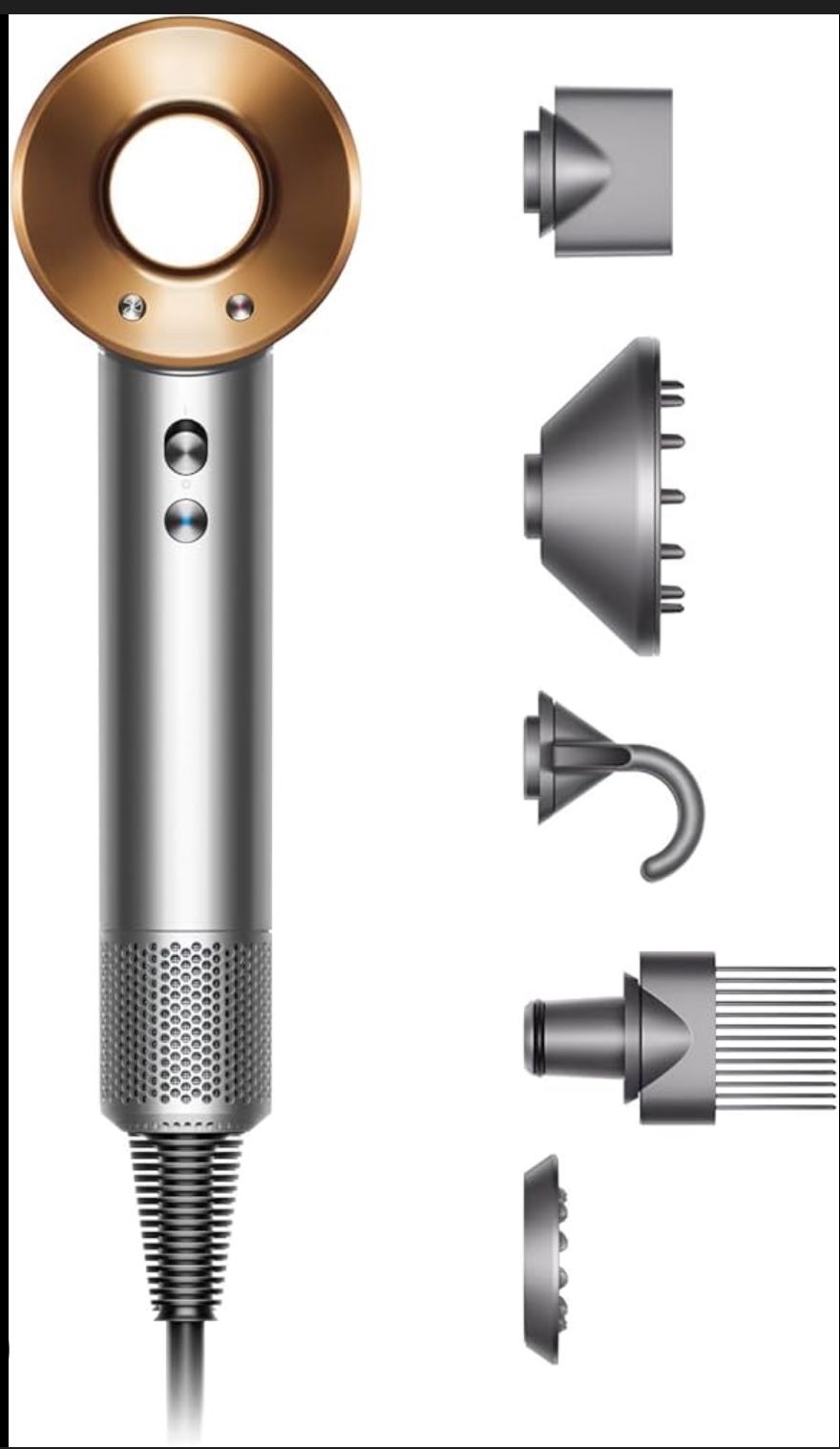 Brand New Dyson Hair Dryer With Attachments