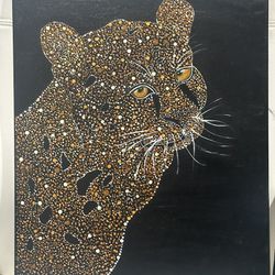 Cheetah Dot Art