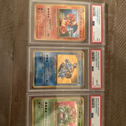 PSA Graded Japanese Base Set Starters 