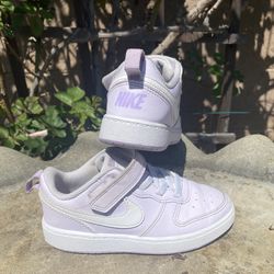 Nike Kids Girls Court Borough Low Recraft Girls 10C Sneakers 