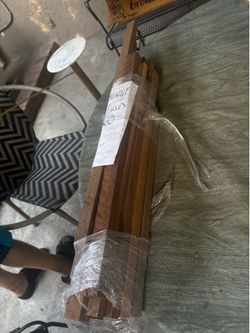16 pieces of new unfinished walnut wood $60 scroll thru pix to see measurements