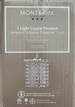 Light Crystal Pendant - Lámpara Colgante De Cristal