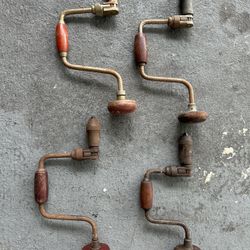Four Vintage Hand Drills