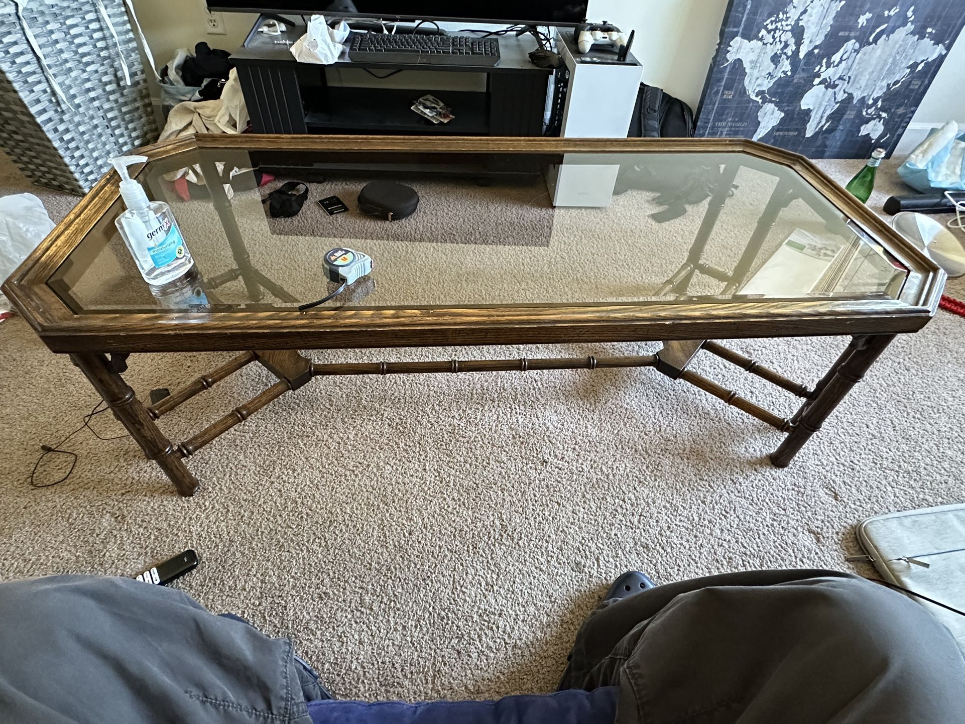 Glass Top Coffee Table