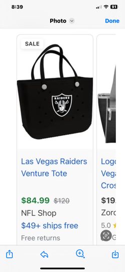 NFL Raiders Tote Bag