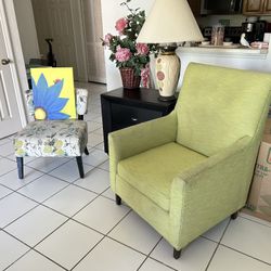 Furniture And Decoration Set $99 🍀🎁🚚 House Furniture And Decoration, Living Room Furniture, Couch, Chair, Lamp, Dresser, Chest, Organizer, Flowers