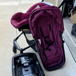 Pivot Modular Travel System with LiteMax Infant Car Seat with Anti-Rebound Bar