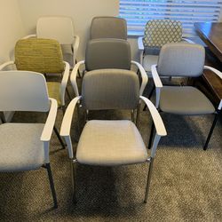 Global Furnishing Willow Stackable Commercial / Medical Grade Arm Chairs