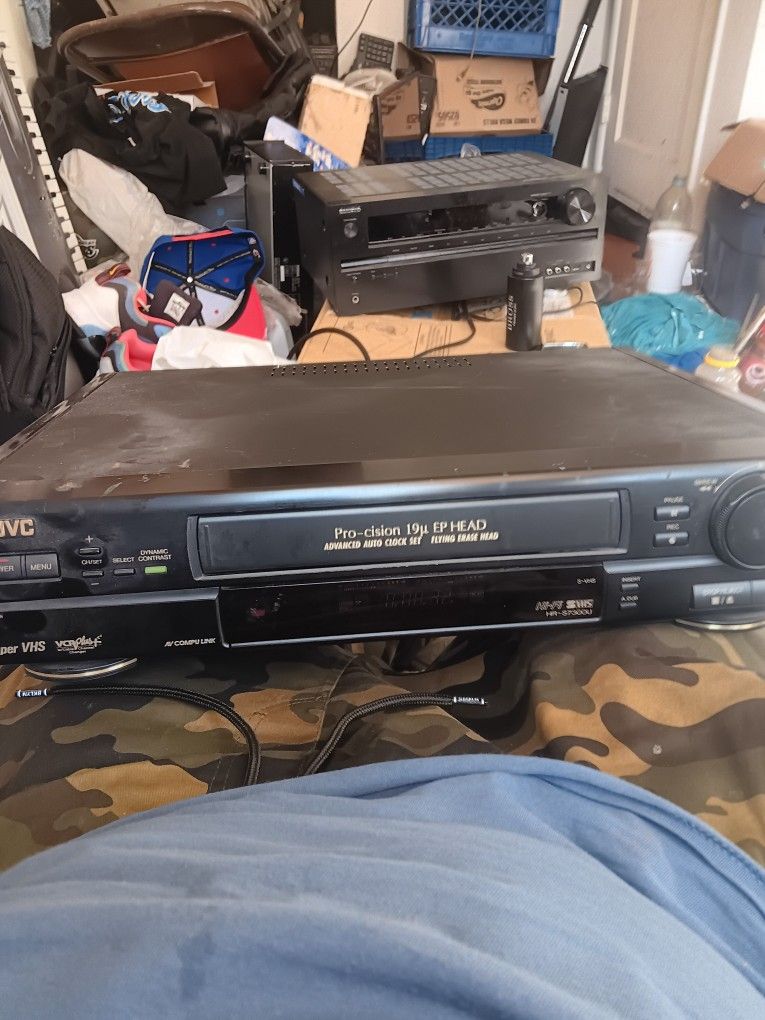 Jvc HR-S7300u Vcr Super Vhs No Remote 