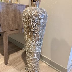 Large Decorative Floor Vase / Mosaic Vase