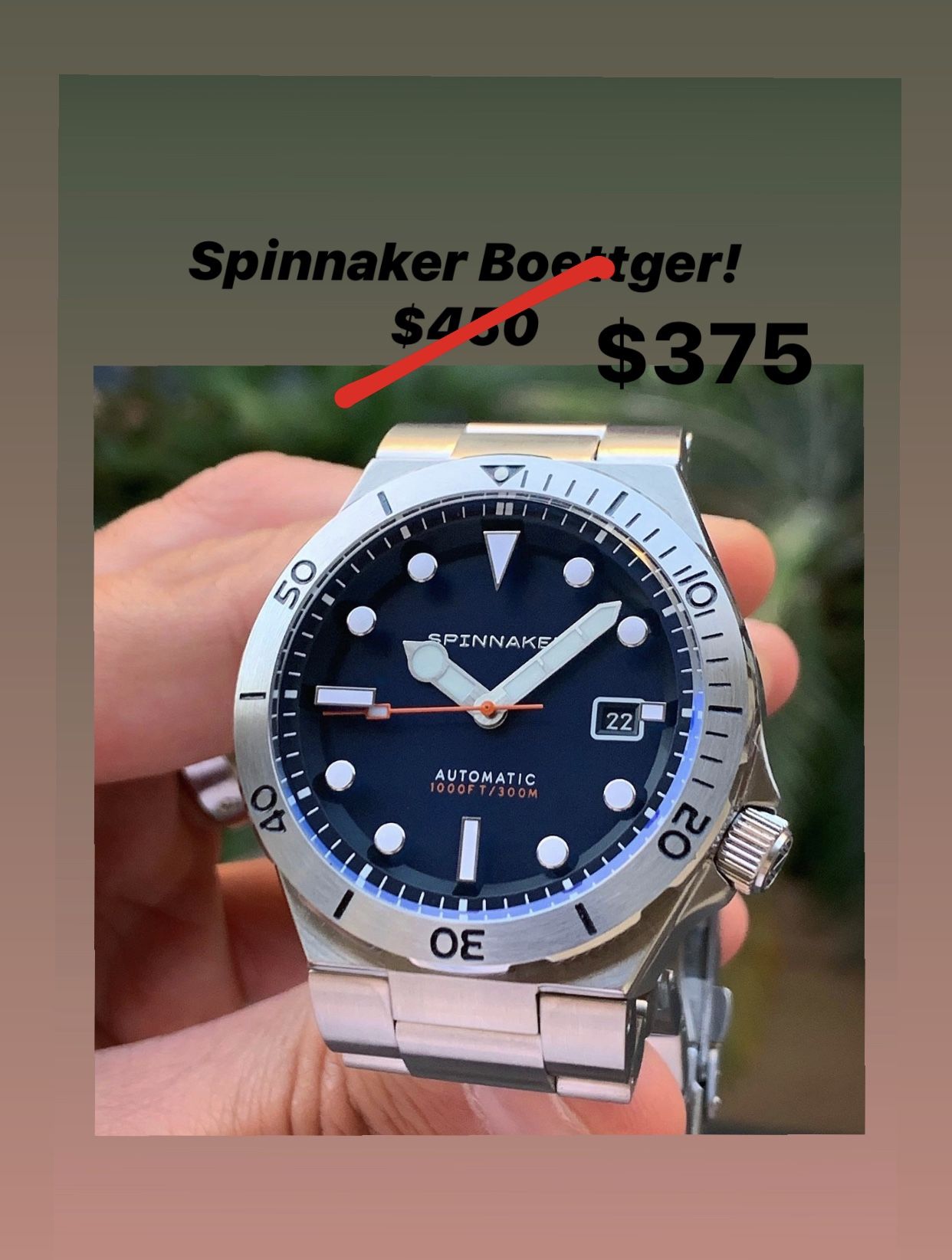Men’s Spinnaker Dive Watch