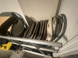 Lot of Mixed folding chairs