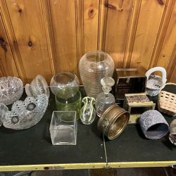 Glass Vases , Decanter and Ceramics 