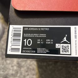 Jordan 12 Retro