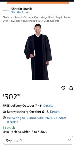 Brand new priest robe