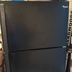 Whirlpool black refrigerator