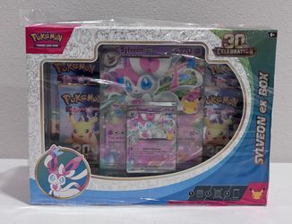 Pokemon TCG 30th Celebration Sylveon ex + Greninja ex Box Set - Sealed