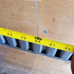 Large Oval Glass Top