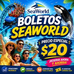 SeaWorld tickets, Boletos , passes,  Great Deal 💯💯