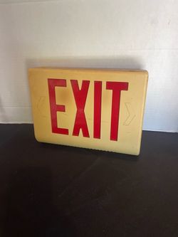 Vintage Exit Sign