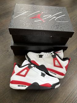 Jordan 4 Red Cement Brand New 