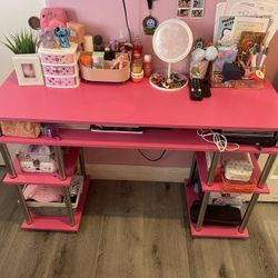 Pink Desk ( Only Includes Desk )