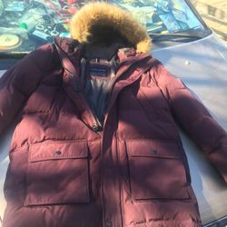 New Tommy Hilfiger Hooded Down Coat Size Large Only $60 Firm