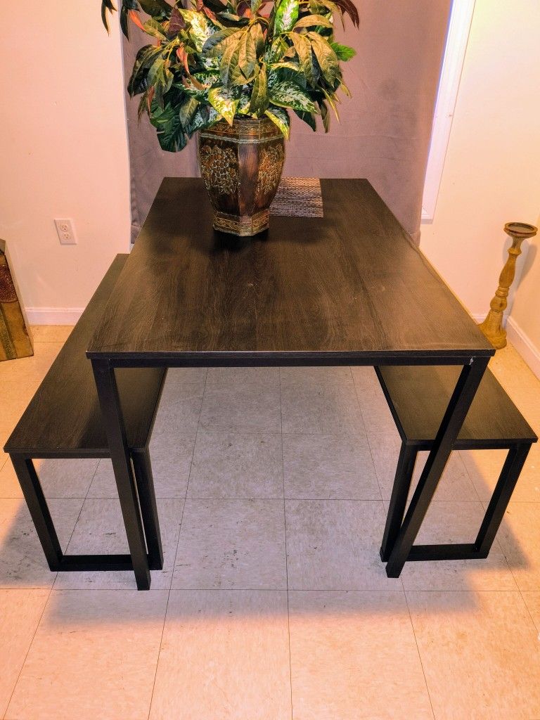 Table With 2 Bench $80 Today Take It Today