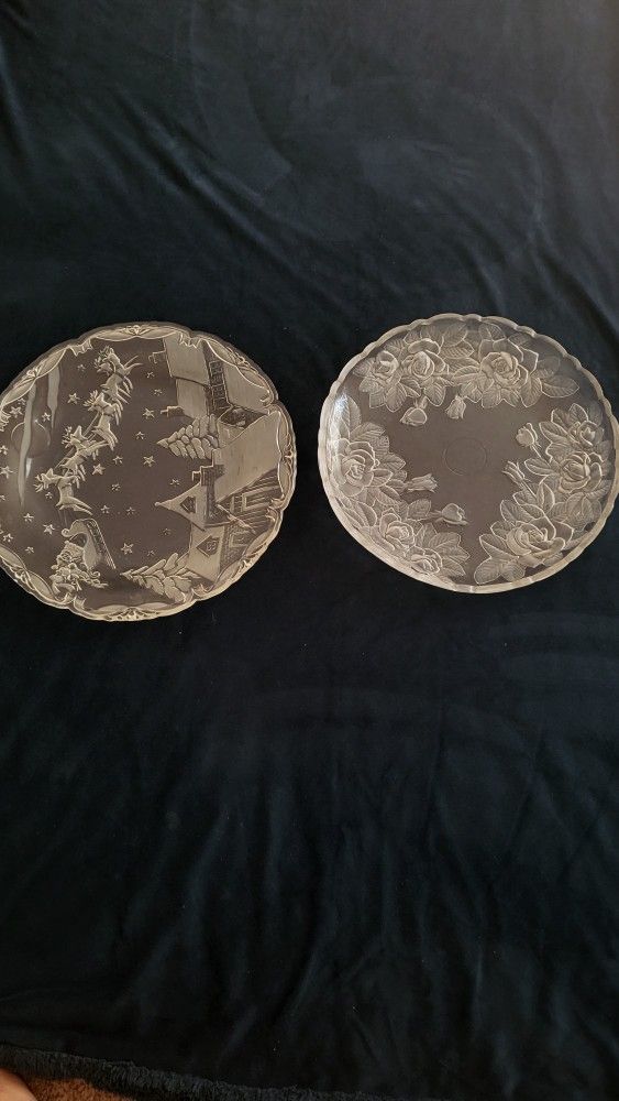 Two Platters $15.00 Each.