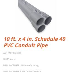 4 Inch Pipe