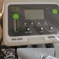 Day Night CO2 Monitor & Controller for Greenhouses, Grow Rooms