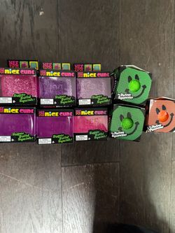 Nee Doh Nice Cube & Velvet Squeeze Lot of 10