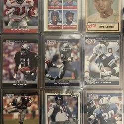 Football And Baseball Cards