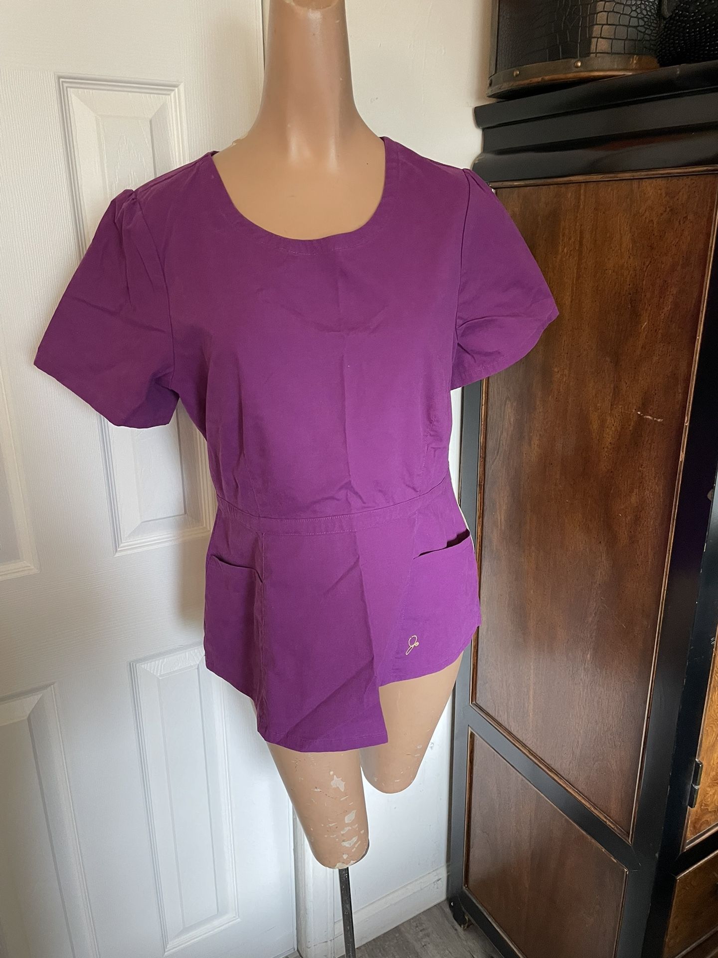 Purple Scrub Top