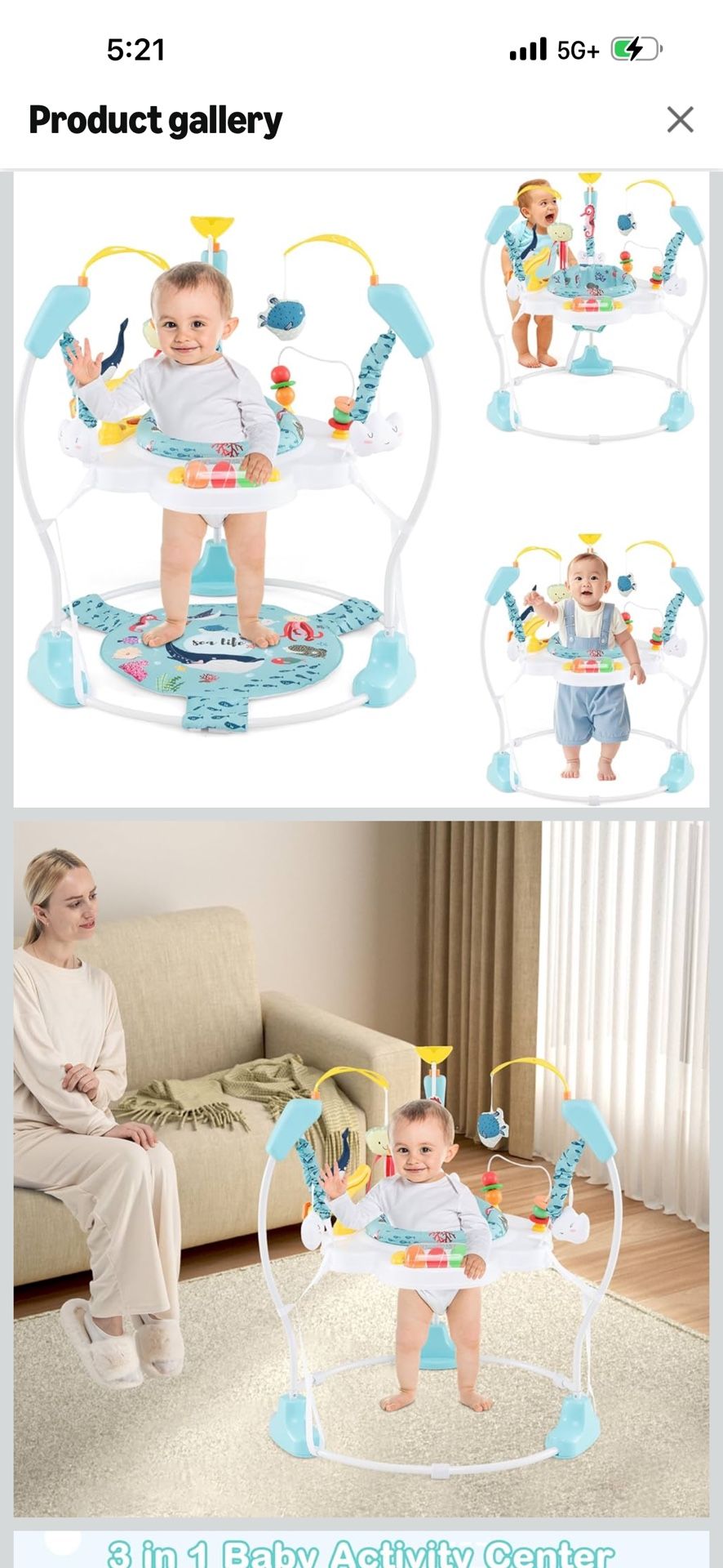 Baby Bouncer & Activity Center
