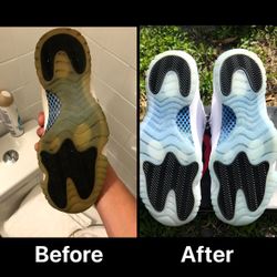 AIR JORDAN AND YEEZY SOLE RESTORATION (READ DESCRIPTION )