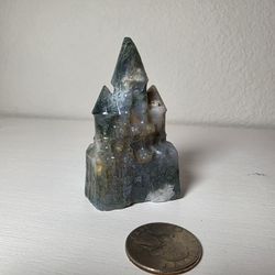 Moss Agate Crystal Carvings
