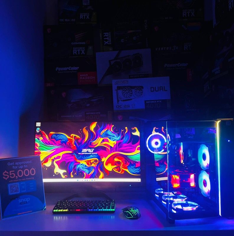 NEW AREA 51 Custom Built Gaming PC Full RGB SetAMD Ryzen 5/16GB RAM Warranty Included‼️ Radeon RX 6900 XT GPU