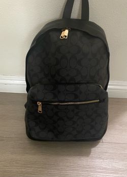 C black backpack
