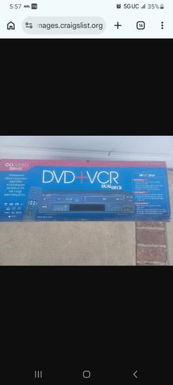 New Vintage Go Video DVD VCR Player