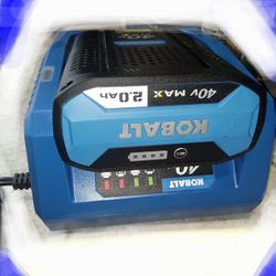 Charger &New battery Kobolt 40 V Max Charger And Battery Ultimate Output.